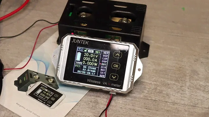 JUNTEK VAT-1200 беспроводной монитор для аккумуляторов и не только.